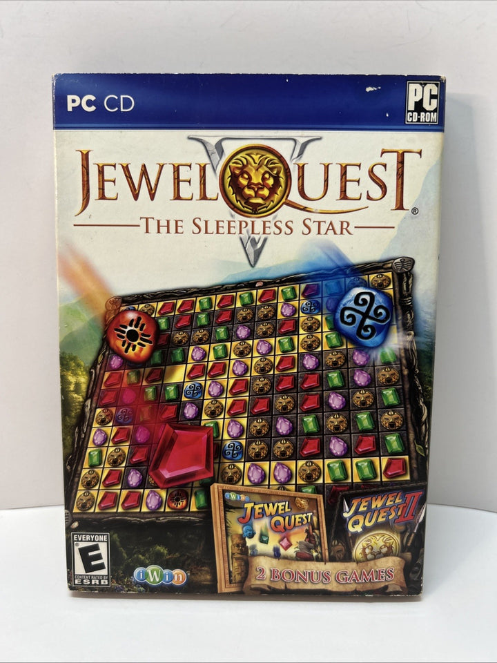 JewelQuest The Sleepless Star PC CD-Rom Game -PreOwned