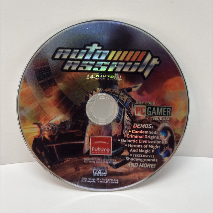 PC Gamer US Magazine July 2006 Demo DVD Only - Auto Assault 14 Day Trial