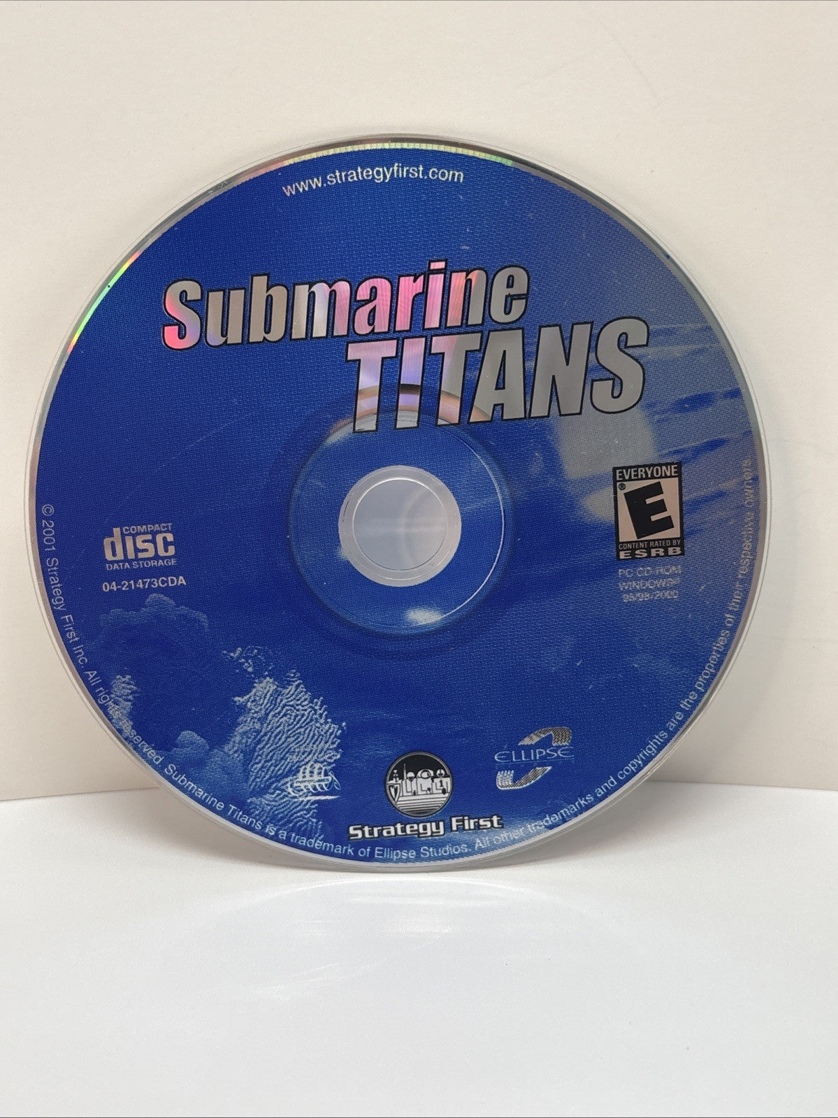 Submarine Titans PC Game - PC CD-ROM - Disc Only