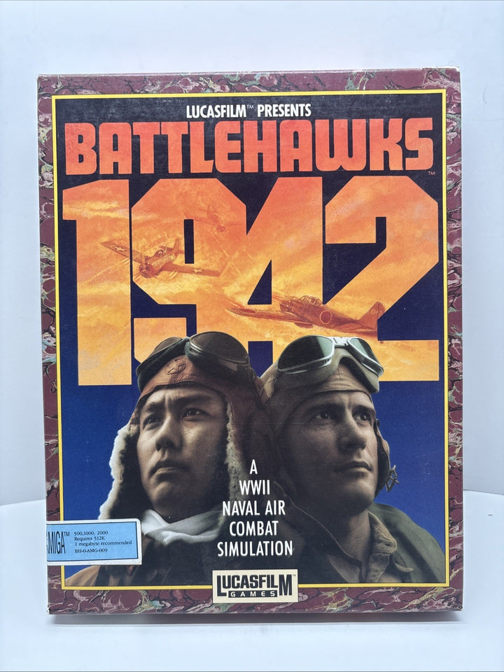 Battlehawks 1942 IBM/Tandy Simulation Game Lucas Film CIB