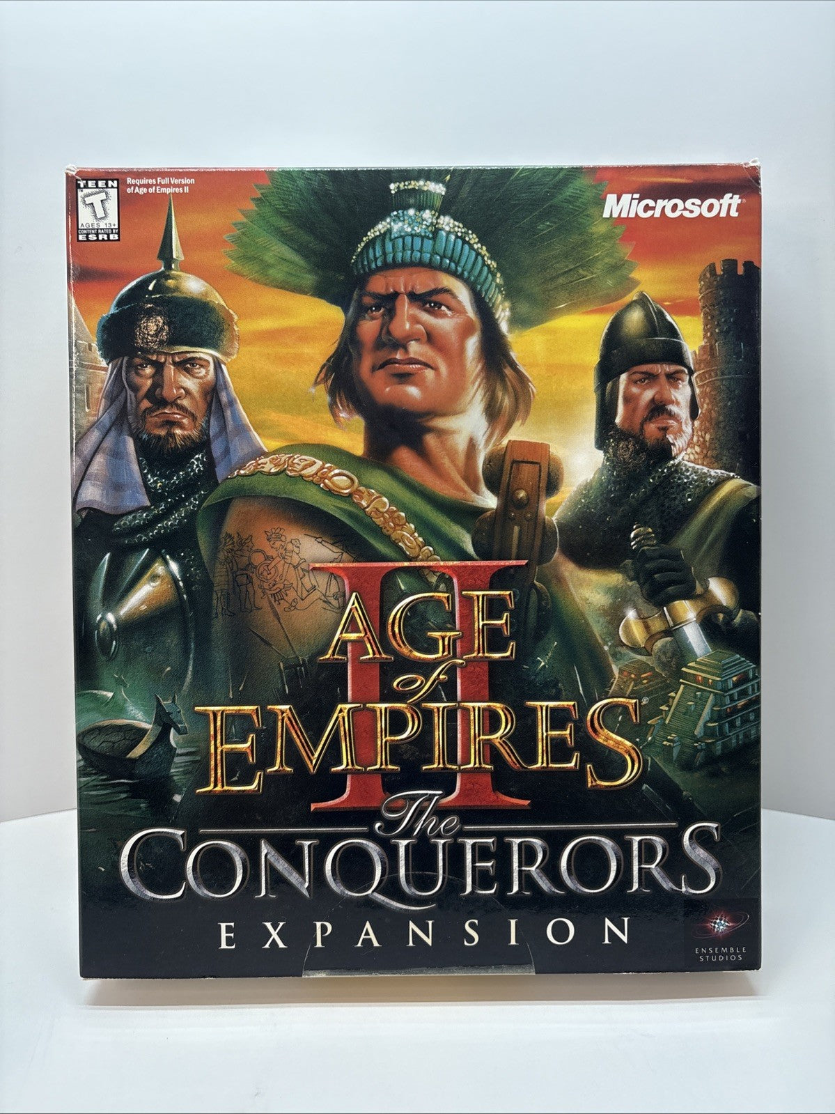 Age of Empires II: The Conquerors (2000) Big Box - With Sealed Card Game