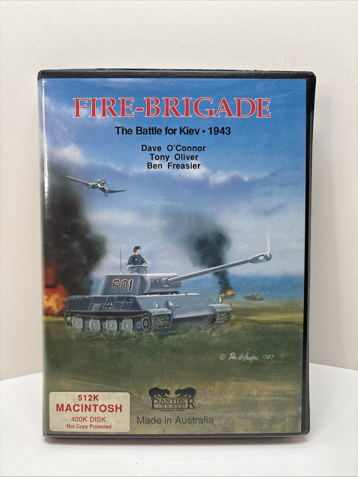 Fire Brigade The Battle for Kiev 1943 (1988) Macintosh 3.5" Floppy Disks CIB