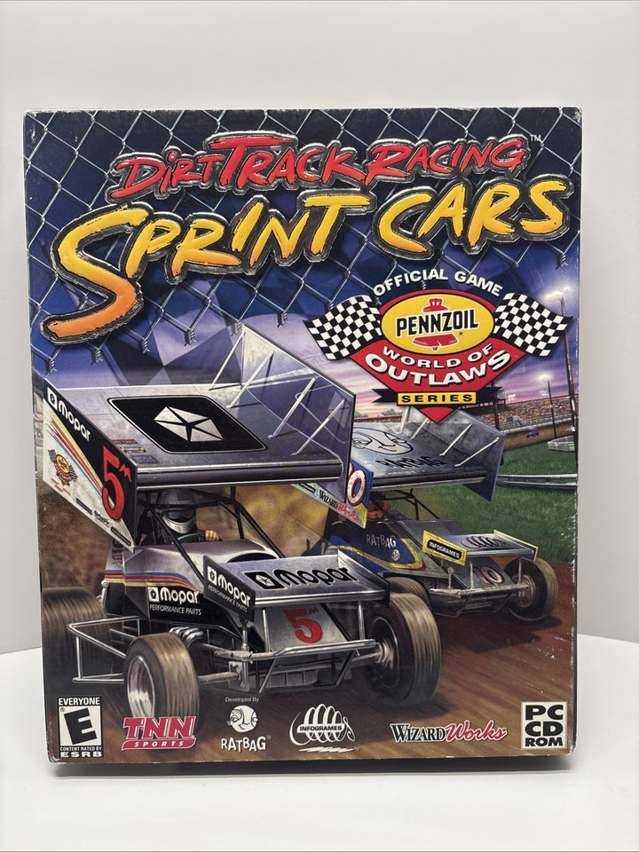 Dirt Track Racing PC Game Big Box (1999) New Sealed