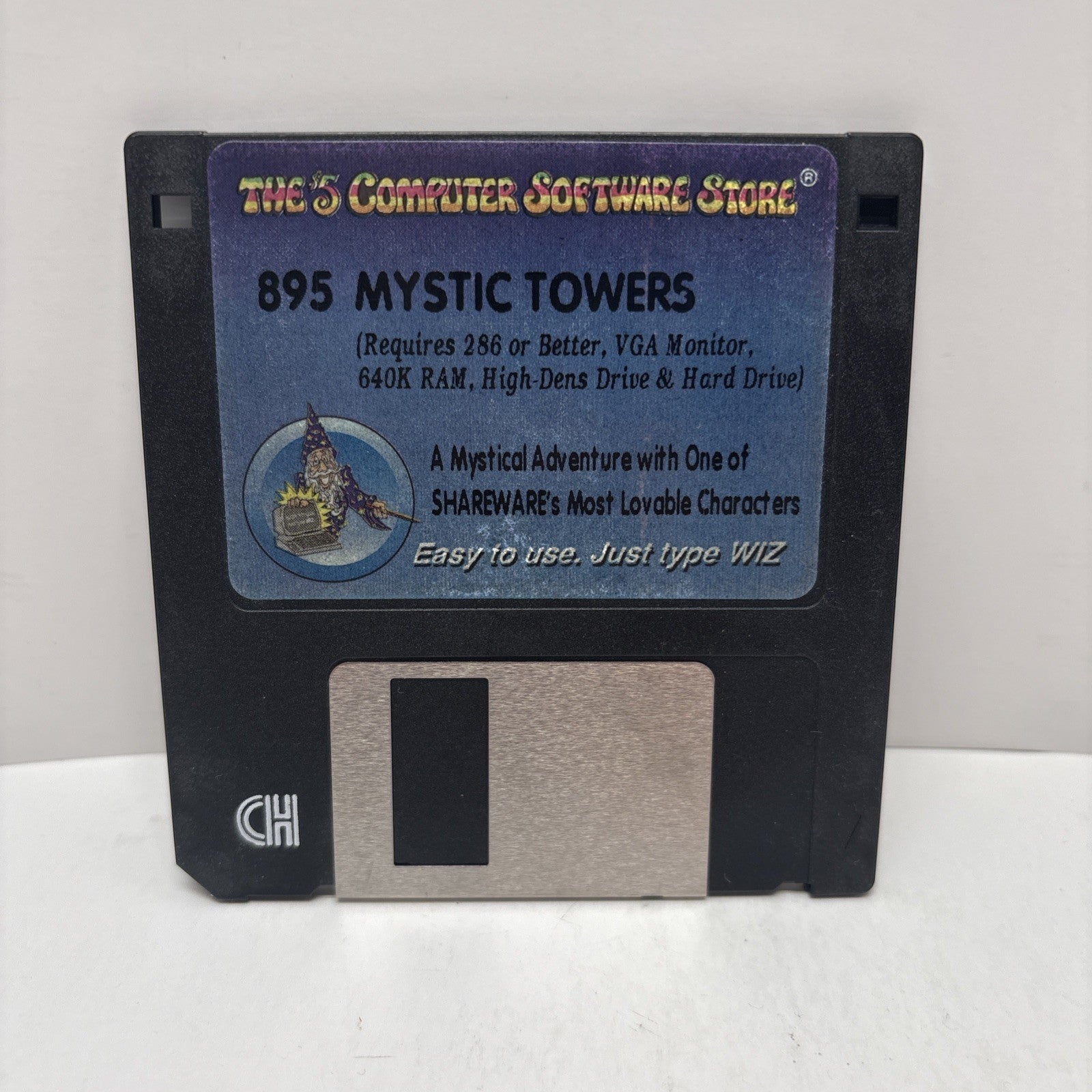 Mystic Towers: A Baron Baldric Game (1994) — DOS Shareware Floppy Disk - Apogee