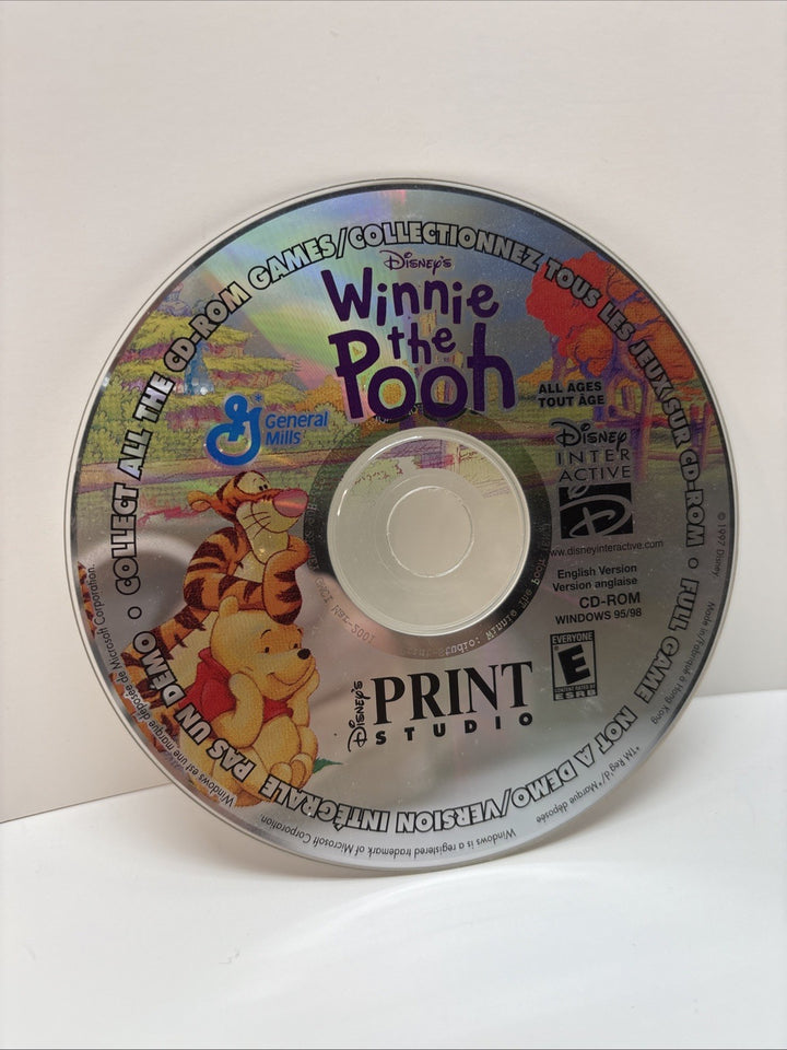 Winnie The Pooh General Mills 1997 (Windows 95/98 CD-Rom) DISC ONLY