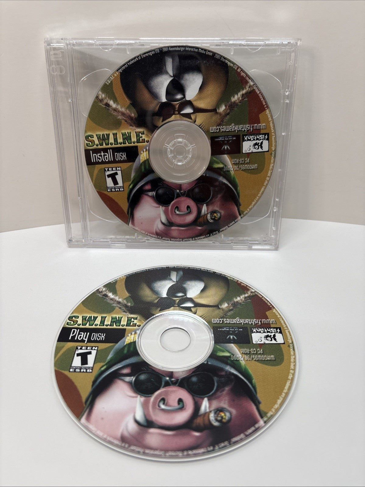 S.W.I.N.E. (PC, 2001) Windows 98/2000 Computer Game w/INSTALL & PLAY DISK