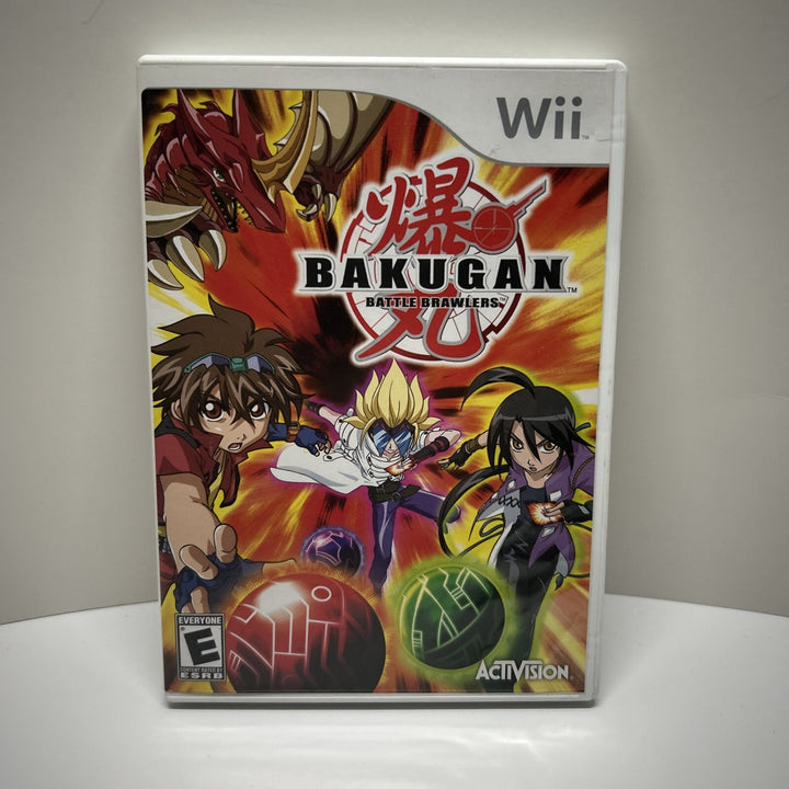 Bakugan Battle Brawlers (Nintendo Wii, 2009) Complete CIB W/ Manual Tested