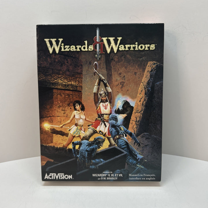 Wizards & Warriors PC (2000) Big Box Game Activision Complete With Map - French