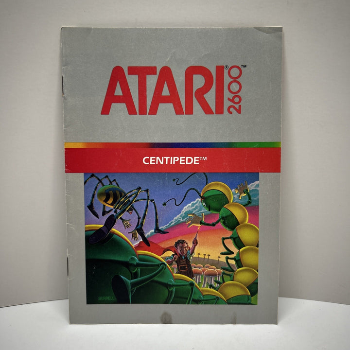 Centipede Manual ( Atari 2600 ) - ( Booklet - Insert - Instructions )