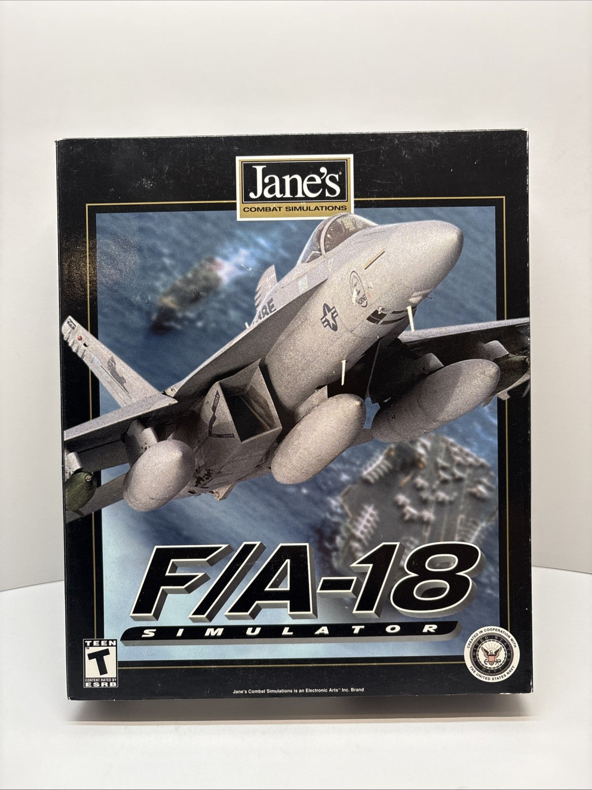 Jane's F/A-18 Simulator Flight Simulator PC CD-ROM for Windows 95/98 Big Box