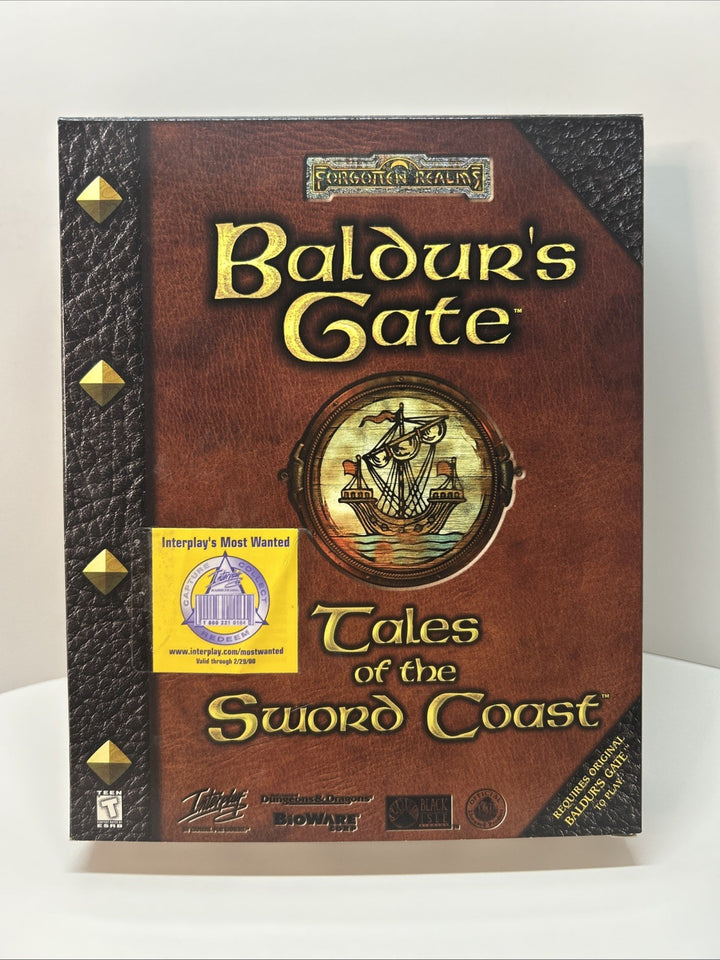 Baldur's Gate Tales of the Sword Coast - Big Box Release (PC, 1999)