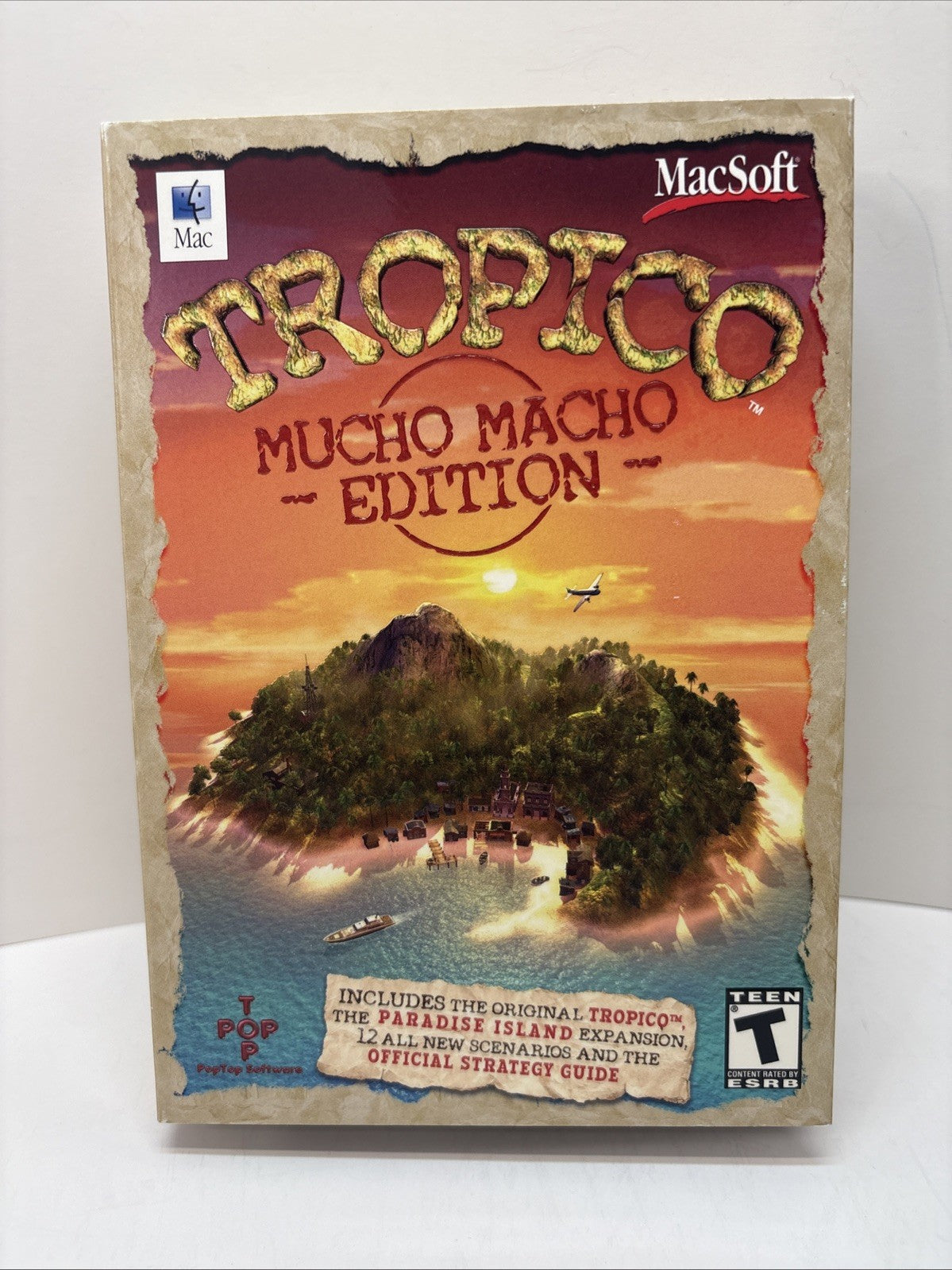 Tropico Mucho Macho Edition MacSoft (Mac) Small Box – Sealed Jewel Case Rare