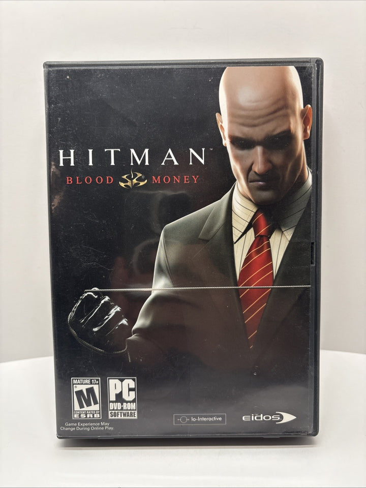 HITMAN: BLOOD MONEY - PC DVD-ROM Assassin Video Game + Manual