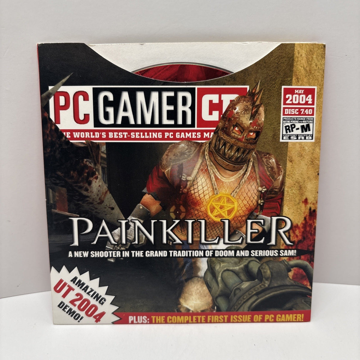 Painkiller May 2004 #7.40 PC Gamer Game Demo Disc #741-72