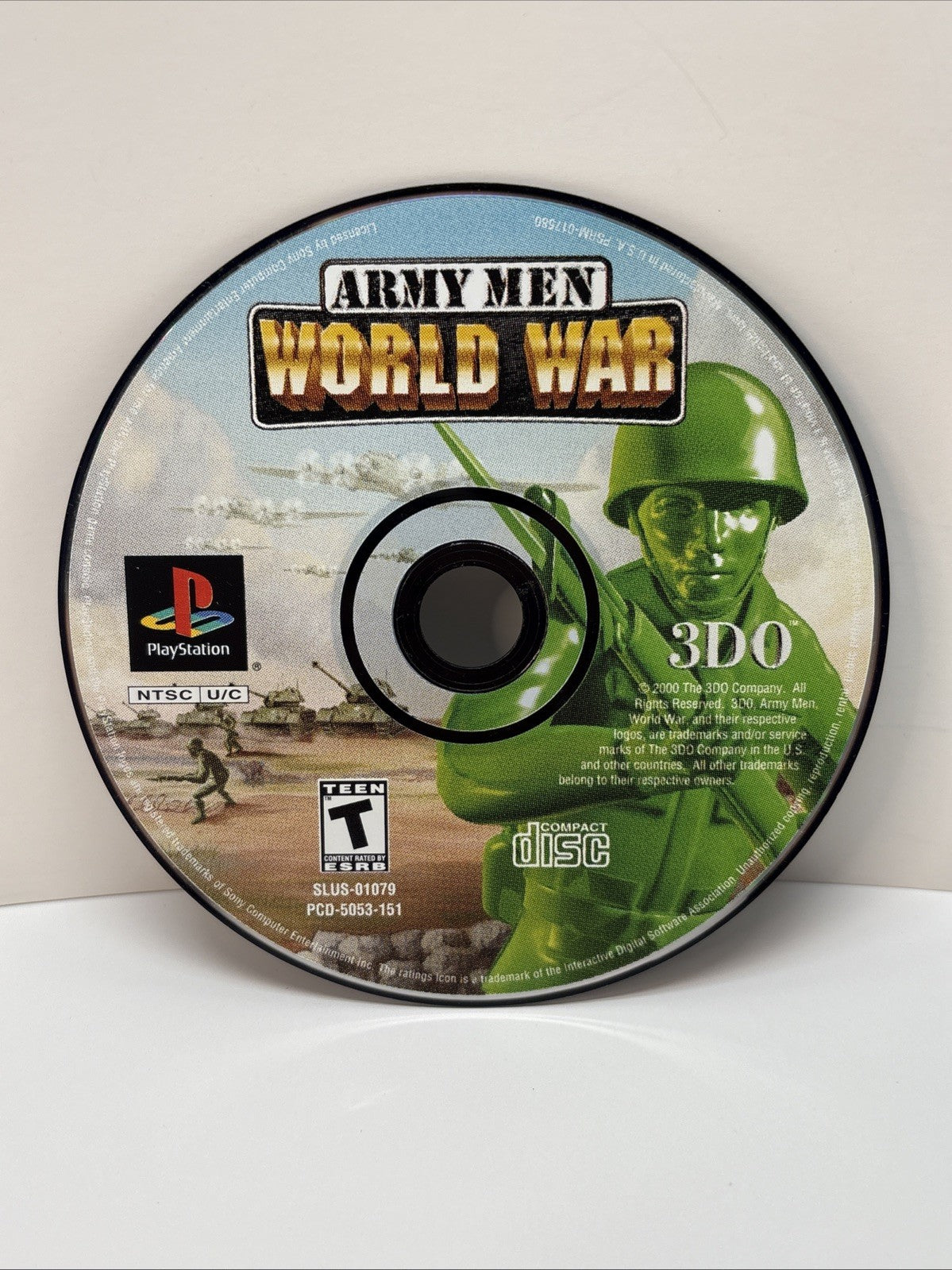 Army Men: World War Sony PlayStation 1 PS1 Disc Only Tested Working