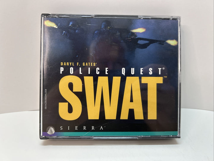 Daryl F Gates Police Quest  (1995) - PC - Sierra -4 Disc In Jewel Case
