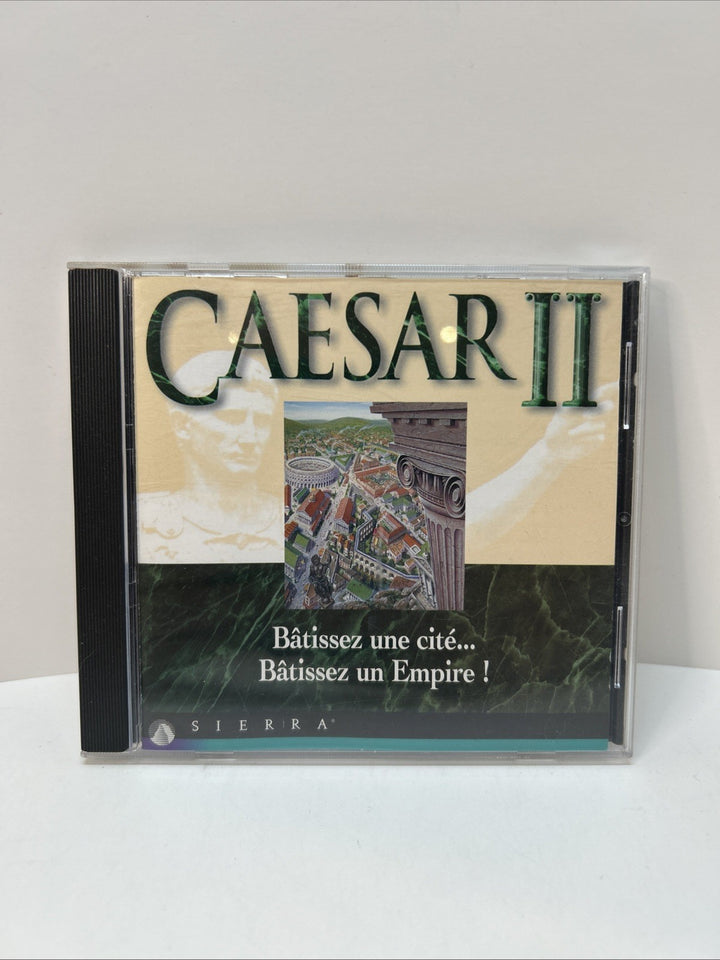 Caesar II 2 Windows PC CD-ROM 1995 - Disc In Jewel Case - French Français