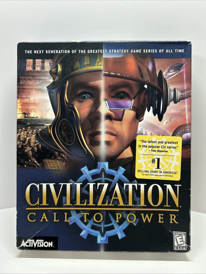 Civilization - Call to Power PC Activision 1999  Big Box French CD & Jewel Case