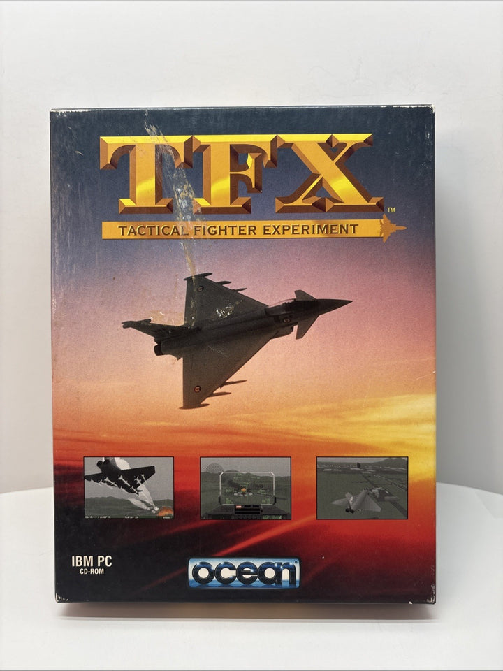 TFX Tactical Fighter Experiment | 1994, IBM PC CD-ROM, Ocean | Game Gaming