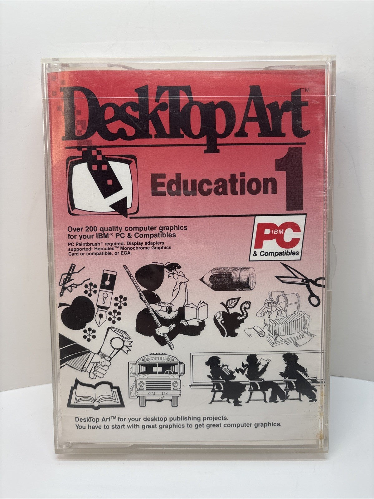 Desktop Art Education 1 For IBM PC - Vintage