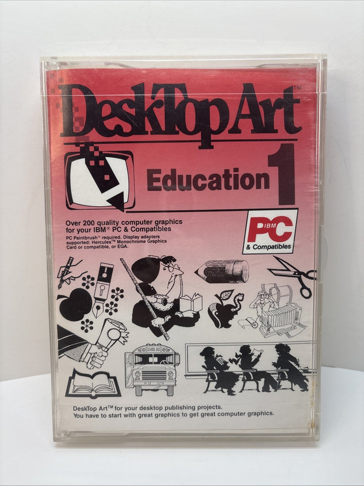 Desktop Art Education 1 For IBM PC - Vintage
