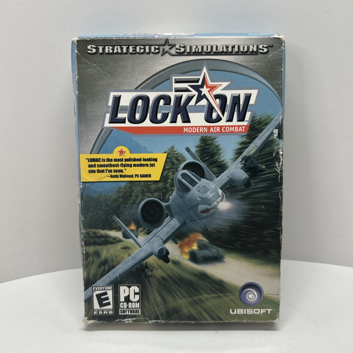 Lock-On Modern Air Combat PC CD-ROM Complete In Small Box - Damaged Box
