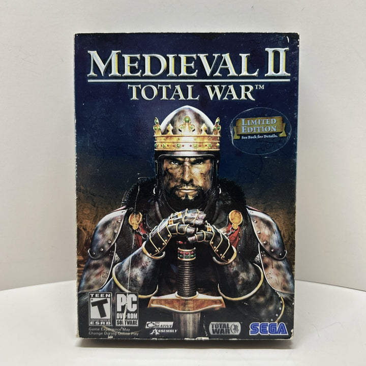 Medieval II 2 Total War Limited Edition SEGA PC GAME With The Soundtrack, Map
