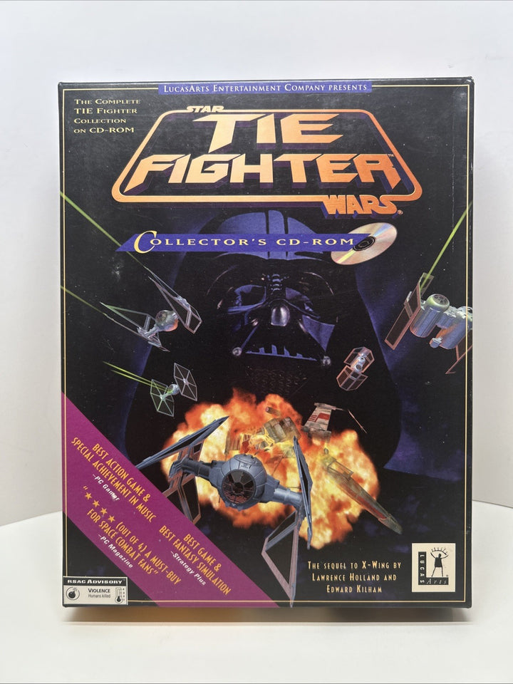 Star Wars: Tie Fighter Collector’s CD-ROM (PC, 1995) Big Box