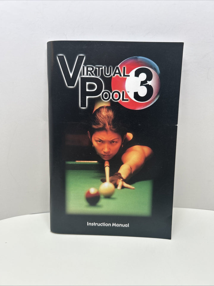 Virtual Pool 3 - PC - Manual Only - Complete Your Game
