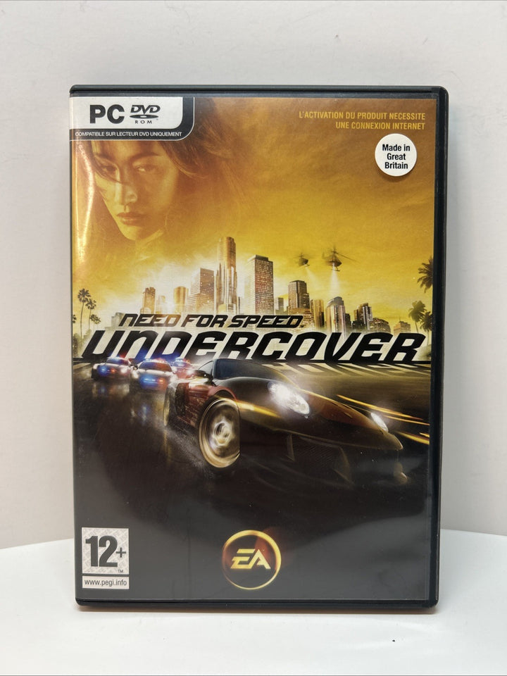 Need for Speed: Undercover (PC, 2008) W/ Manual