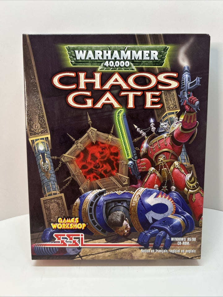 Chaos Gate : Warhammer 40,000 (1998) Big Box Manual In French, Game In English