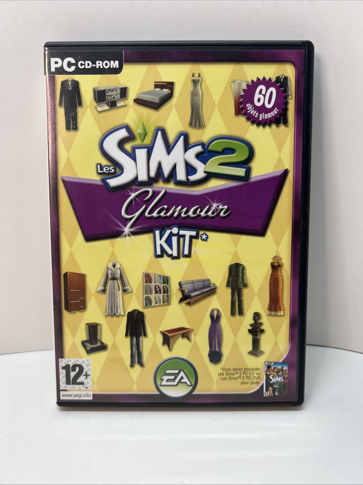 The Sims 2 Glamour Life Stuff PC Game Expansion 2006 Complete - French Français