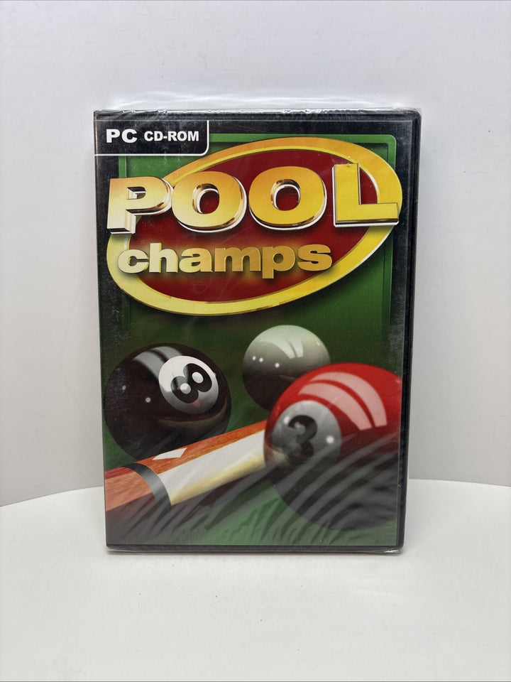 POOL CHAMPS - Billiards PC- CD-ROM - Sealed Sous Blister - European Multilingual