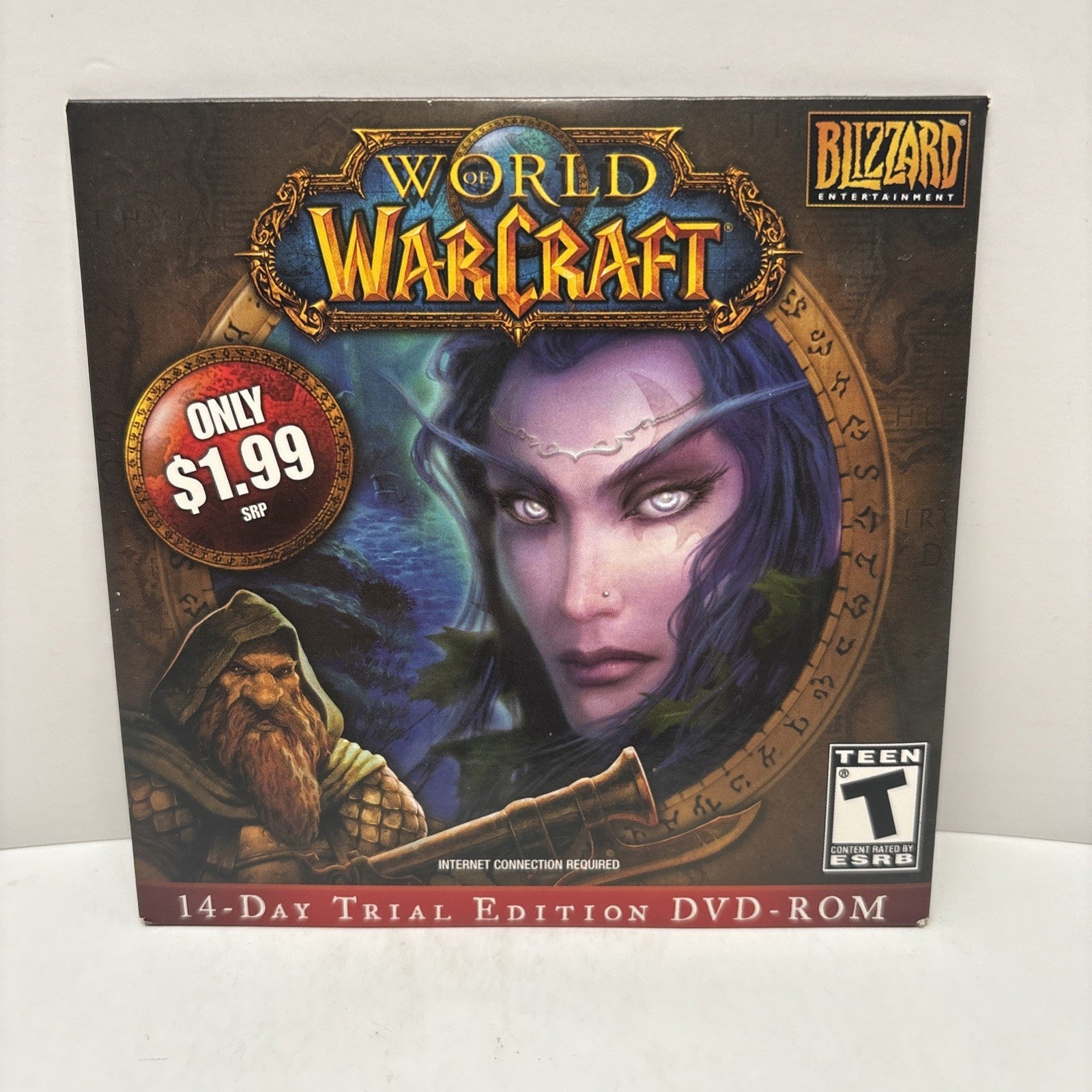World Of Warcraft Trial Edition PC DVD ROM Blizzard 14 Day Free - New Sealed