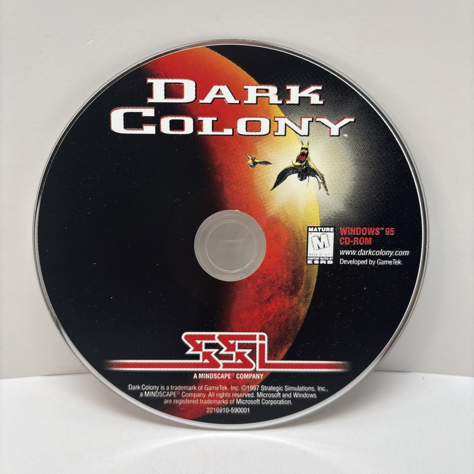 Dark Colony (1997) PC CD-ROM Windows 95 - SSI