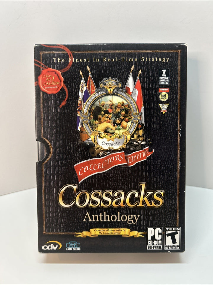 Cossacks Anthology Collector's Edition PC Game Complete 3 Disk Card Case