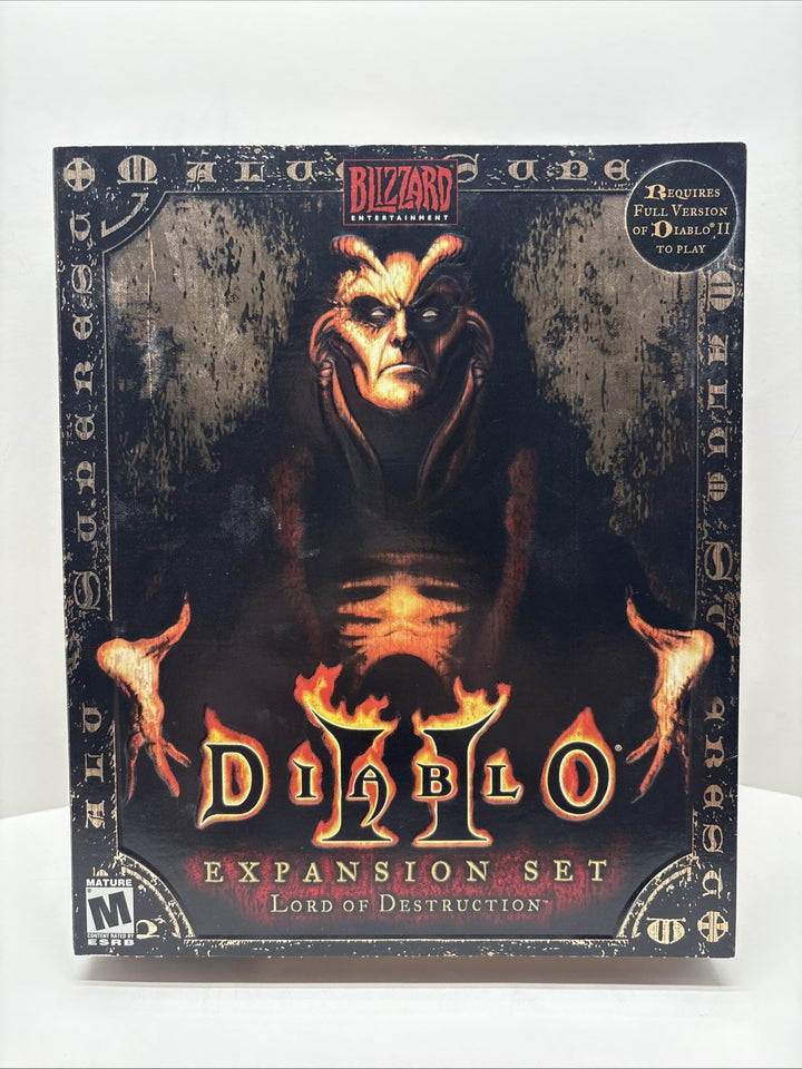 Diablo II 2 Lord of Destruction Expansion Set (2001)  Big Box - No Game