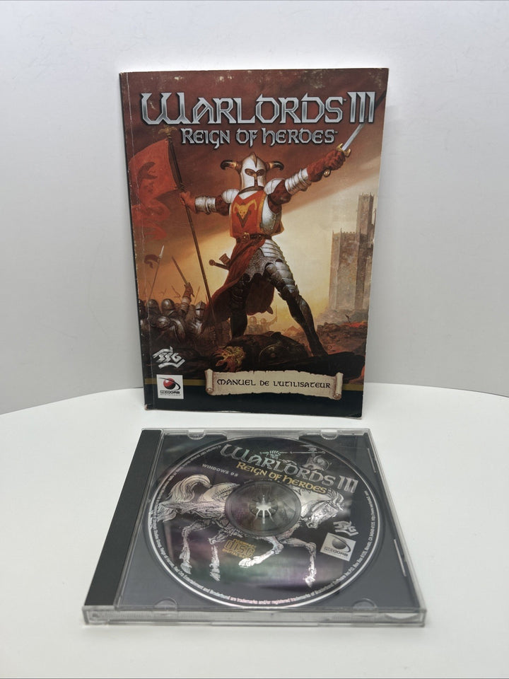 Warlords III Reign Of Heroes - PC DVD-ROM GAME - 1997 - French Français