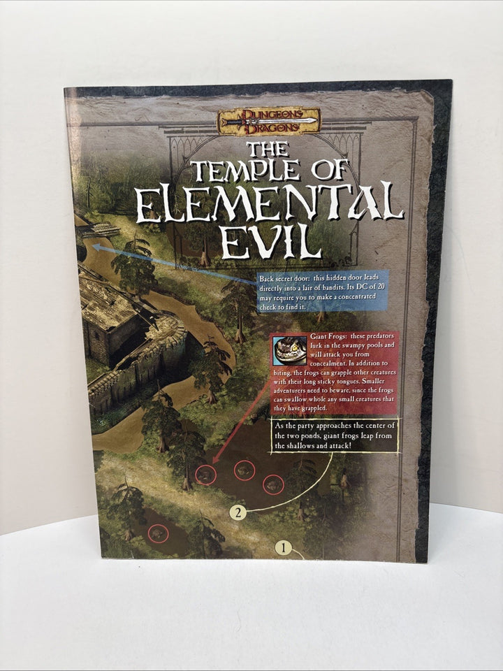The Temple Of Elementary Evil Poster - The Moathouse + Dungeon Guide