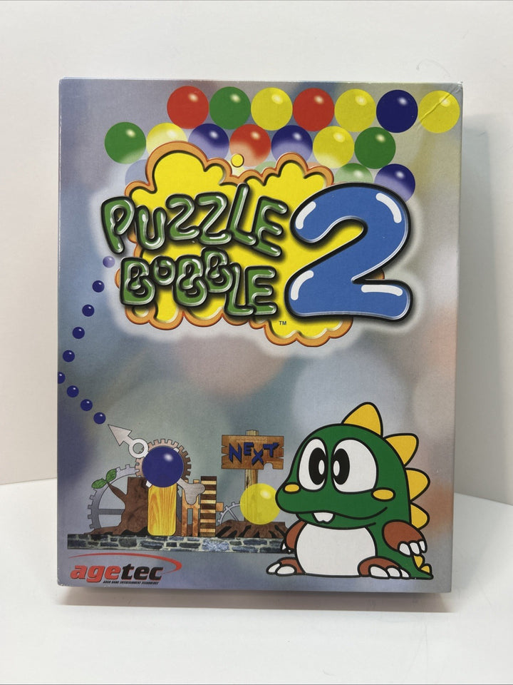 Puzzle Bobble 2 Windows 95 / 98 PC CD-ROM Big Box *Rare EUR Full Box Art Version