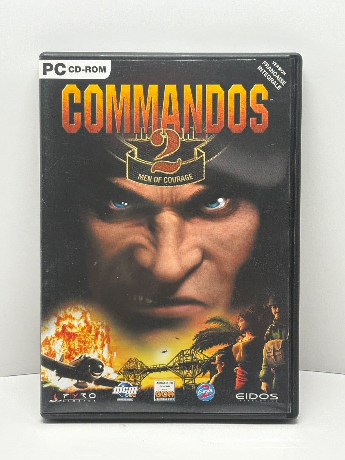 Commandos 2 Men of Courage PC CD-ROM FR Edition DVD Case Pyro Eidos 2001