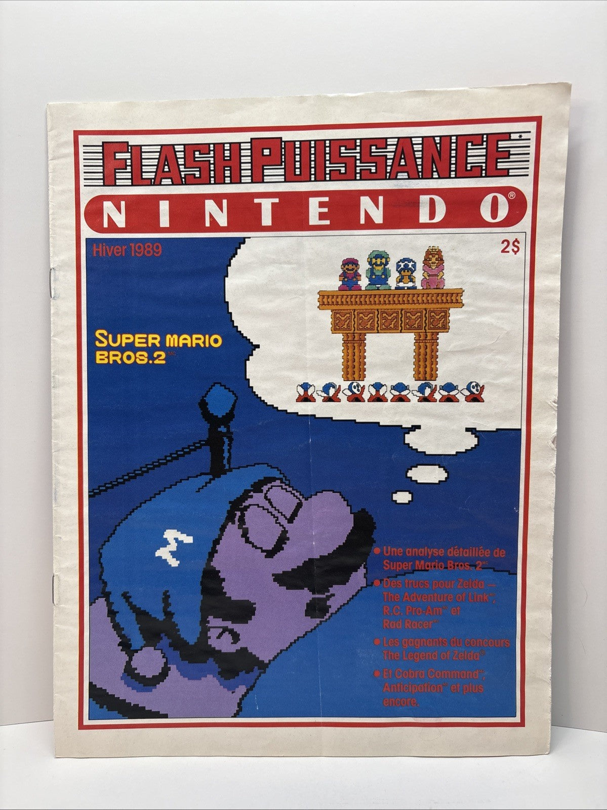 Nintendo Power Flash Puissance - Super Mario Bros 2 - Hiver 1990 - French