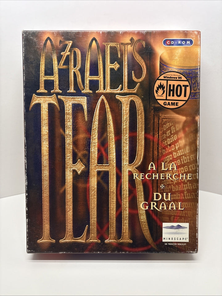 Azrael's Tear A La Recherche Du Graal Big Box PC DOS Game French CIB Complete