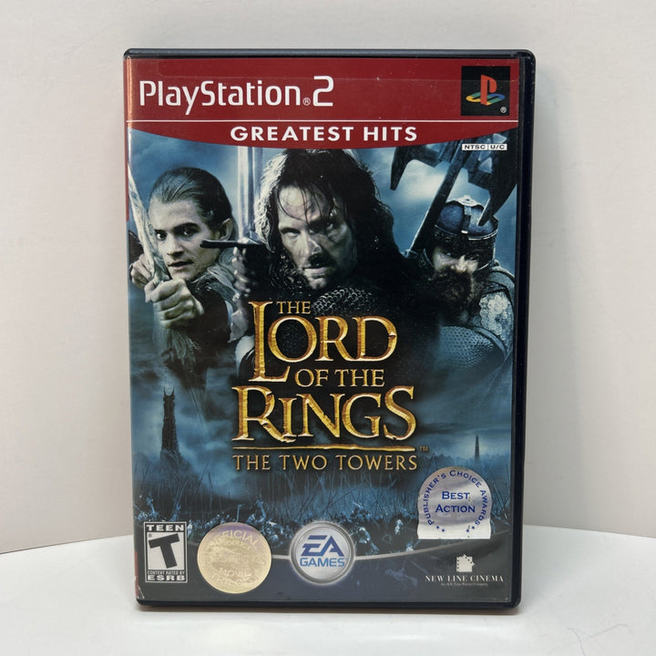 Lord of the Rings: The Two Towers (PS2, 2004) NO MANUAL - Scratches disc