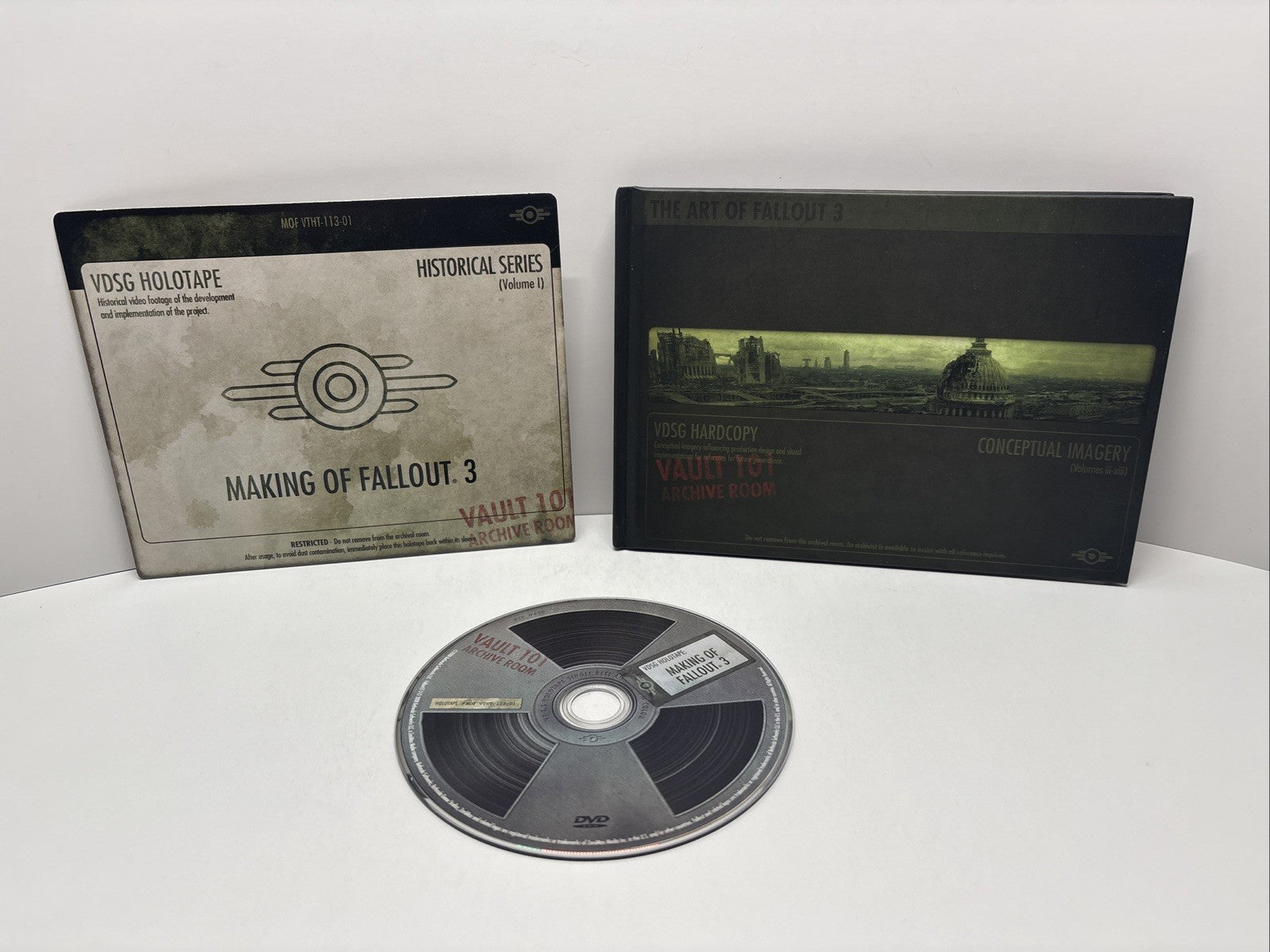 Making of + The Art of Fallout 3 Vault-Tec DVD • Bethesda