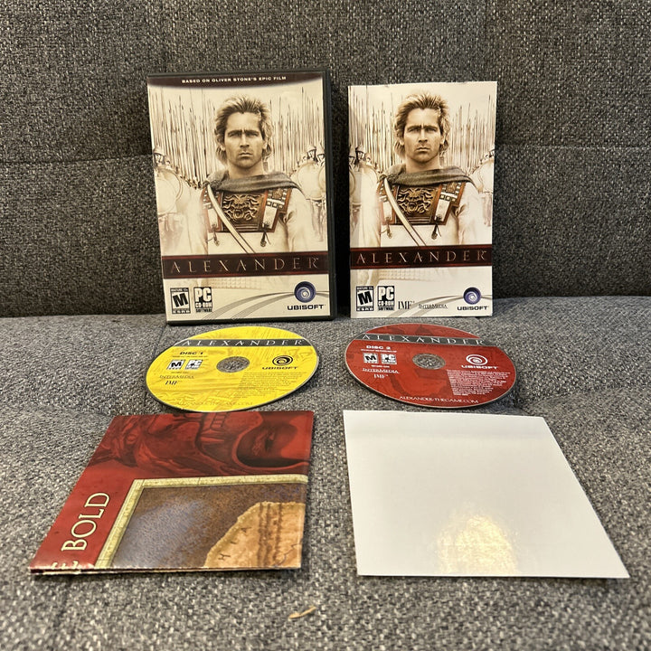Alexander PC CD Game Windows XP Ubisoft 2004 Small Box