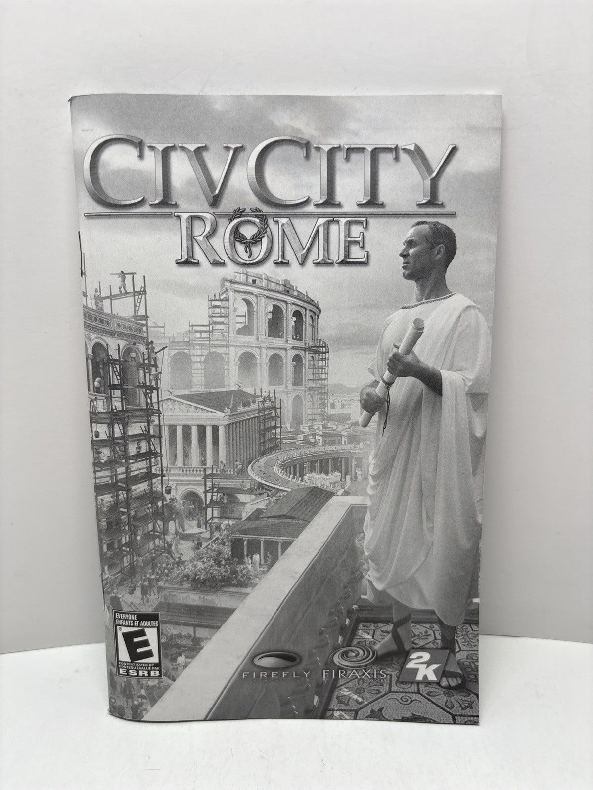 CivCity Rome (2006) PC CD-ROM - Civ City - French Manual Only - Français