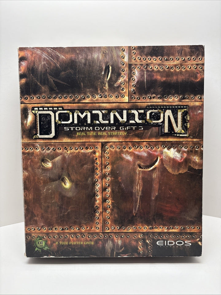 Dominion: Storm Over Gift 3 DOS (PC, 1998) Big Box