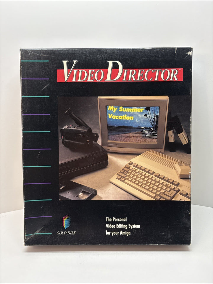 Video Director (1991) for Commodore Amiga, CIB COMPLETE