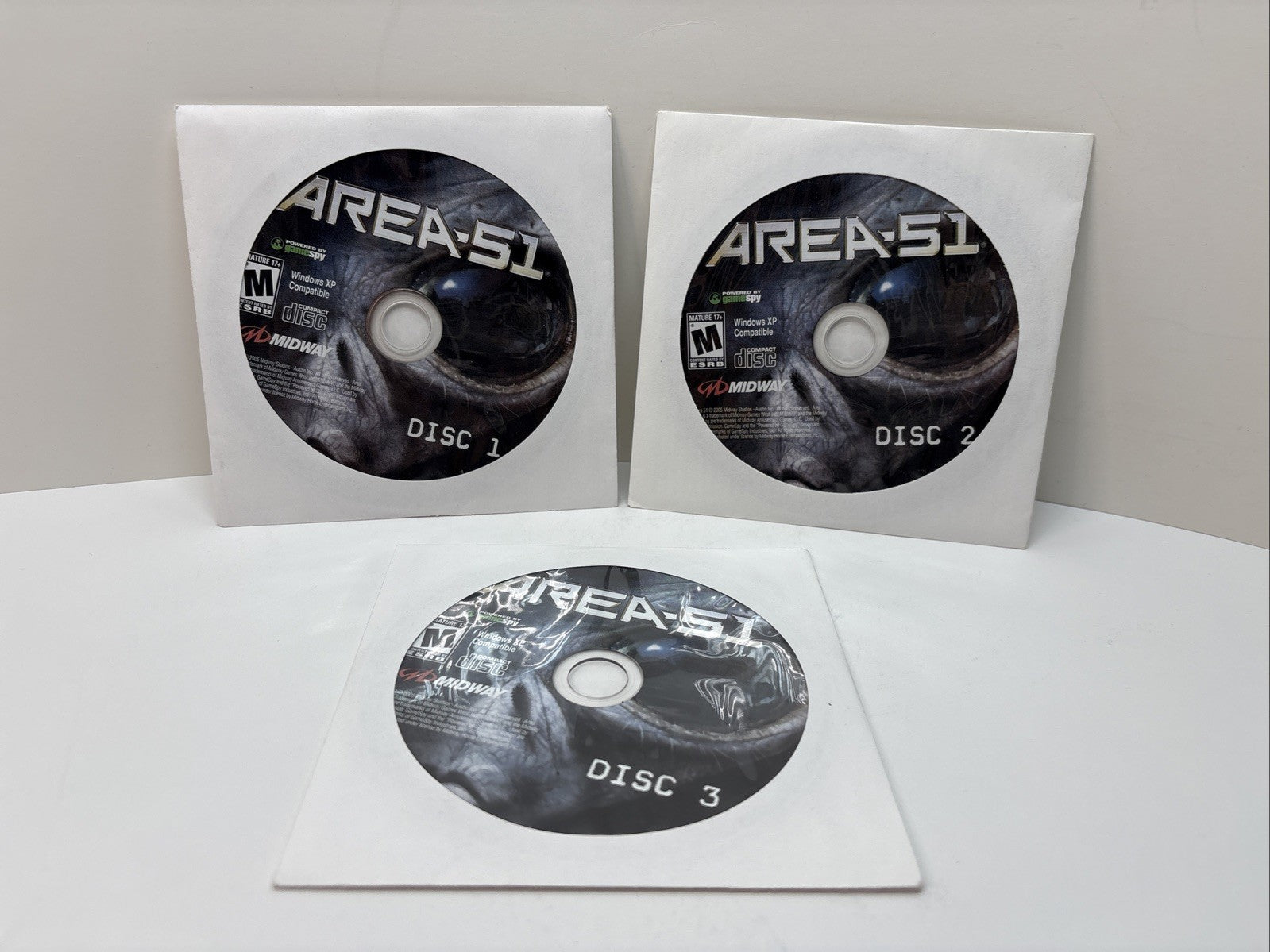 Vintage 2005 AREA-51 Midway PC CD-ROM
